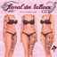 floral sin tattoo logo