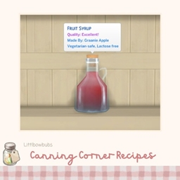 littlbowbub Fruit Syrup ~ Canning Recipe / translation spanish by Monisims logo
