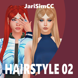 JariSimCC Hairstyle 02 Elena logo