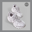 BECKYSIMS-Track Sneaker female logo