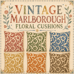 Vintage Marlborough Floral Cushions logo