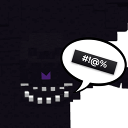 Wither Storm: The Wither Storm that says "desgraça" logo
