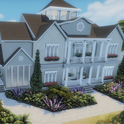 🏡 The Lighthouse | Shell | Sims 4 Build logo