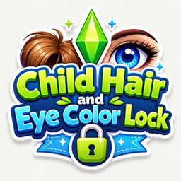 Child Hair and Eye Color Lock logo