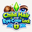 Child Hair and Eye Color Lock logo