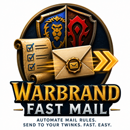 Warbrand Fast Mail logo