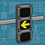 JINZAI Traffic lights logo