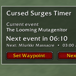 Cursed Surges Timer project image