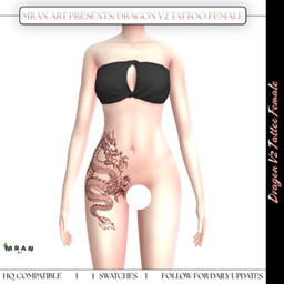 Dragon V2 Tattoo Female logo