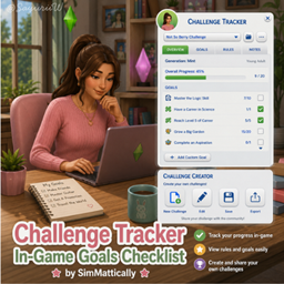Challenge Tracker | In-Game Goals Checklist by SimMattically - Tradução PTBR logo