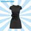 [charon&roqiqi]waist-cinching dress logo