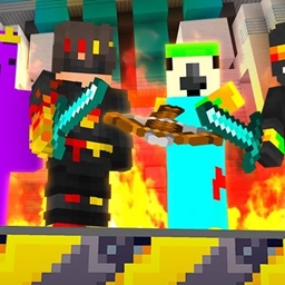 Unstable SMP Protagonists and Deuteragonists armor stand skins logo
