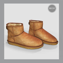 BeckySims Classic Mini Boots male logo