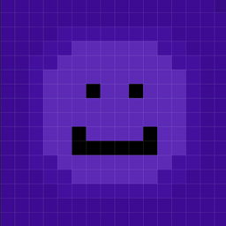 Evil purple slime logo