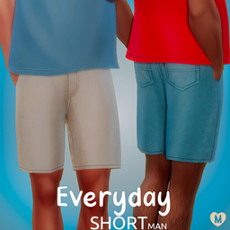 Minimalist-CC Everyday Shorts | Maxis Match | 11 Swatches project image