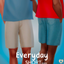 Minimalist-CC Everyday Shorts | Maxis Match | 11 Swatches logo