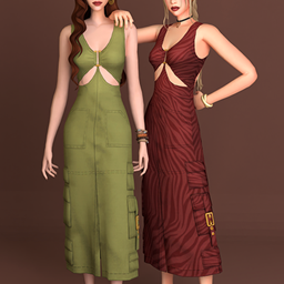 Safari Collection - Expedition Cutout Dress project image