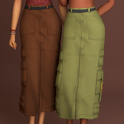 Safari Collection - Expedition Cargo Skirt (High Waist) project image