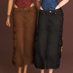 Safari Collection - Expedition Cargo Skirt ( Low Waist) project image