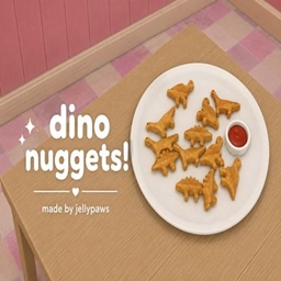 jellypaws Little Ladle - Dino Nuggets/ translation spanish by Monisims logo