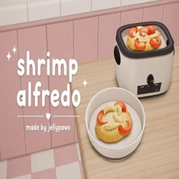 jellypaws Little Ladle - Shrimp Alfredo / translation spanish by Monisims logo