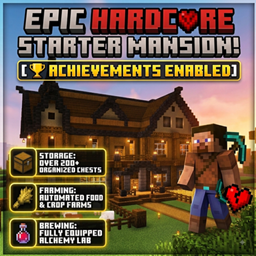 Ultimate Hardcore Survival Starter Mansion [Achievements Enabled] project image