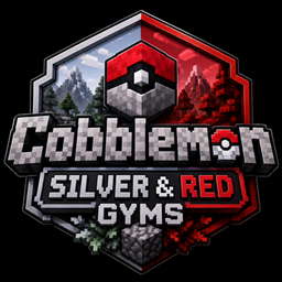 Cobblemon: Silver & Red Gyms logo