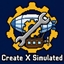 Create x Simulated logo