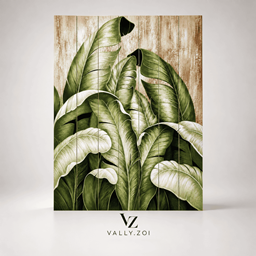Banana Leaf Wood Art [VZ] logo