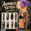 Animals tattoo left arm by Jochi logo