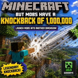 Mobs Have 1,000,000 Knockback logo