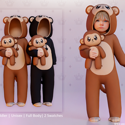 Kigurumi V2 100HMonkey Paçoca - Toddler project image