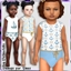 Toddler Green and Blue Summer Bodysuits logo