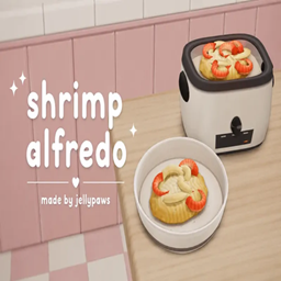 Little Ladle: Shrimp Alfredo Recipe By JellyPaws | Chinese Translation logo