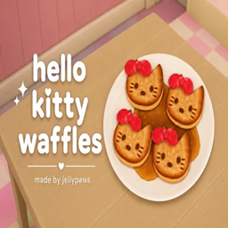 Little Ladle: Kitty Waffles Recipe By JellyPaws | Chinese Translation logo