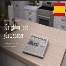 The Neighborhood Newspaper By  JellyPaws Spanish Translation project image
