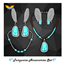 Turquoise Accessories Set logo