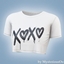 Rockstar rebel crop tee logo
