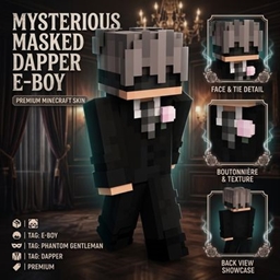 Mysterious Masked Dapper E-Boy logo