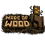 / 𝑀𝒶𝒹𝑒 of 𝓌𝑜𝑜𝒹 / logo
