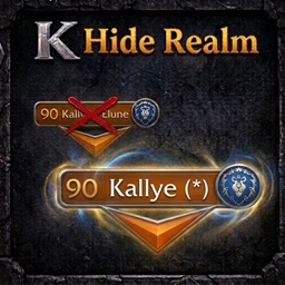 K Hide Realm Names logo