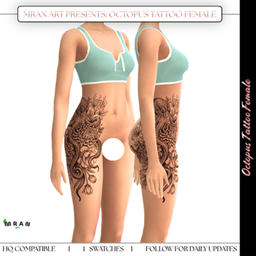 Octopus Tattoo Female logo