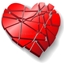 Shattered hardcore hearts! logo