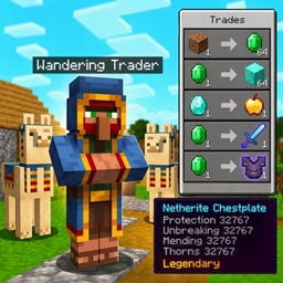 Wandering Trader Trades OP Items! logo