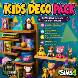 Kids deco pack by TecnoSimmer logo