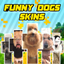 Funny dogs skins HD logo