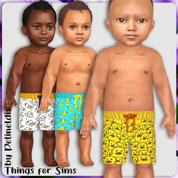 Infants Rubber Duck Swim Shorts logo