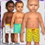 Infants Rubber Duck Swim Shorts logo