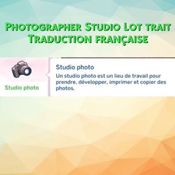 Mod Photographer studio par Kiara - Trad FR project image