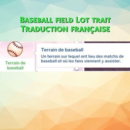 Mod Baseball field par Kiara - Trad FR project image